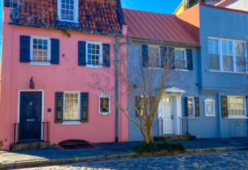 Cobblestoned Charleston streets